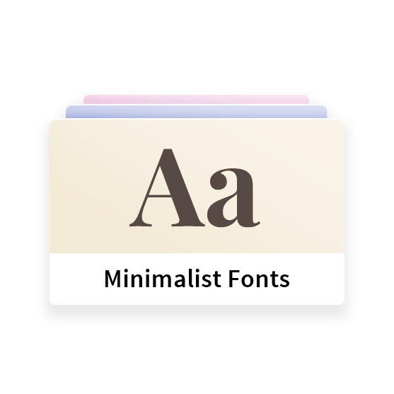 Minimalist WordPress Theme - Unlimited Fonts 