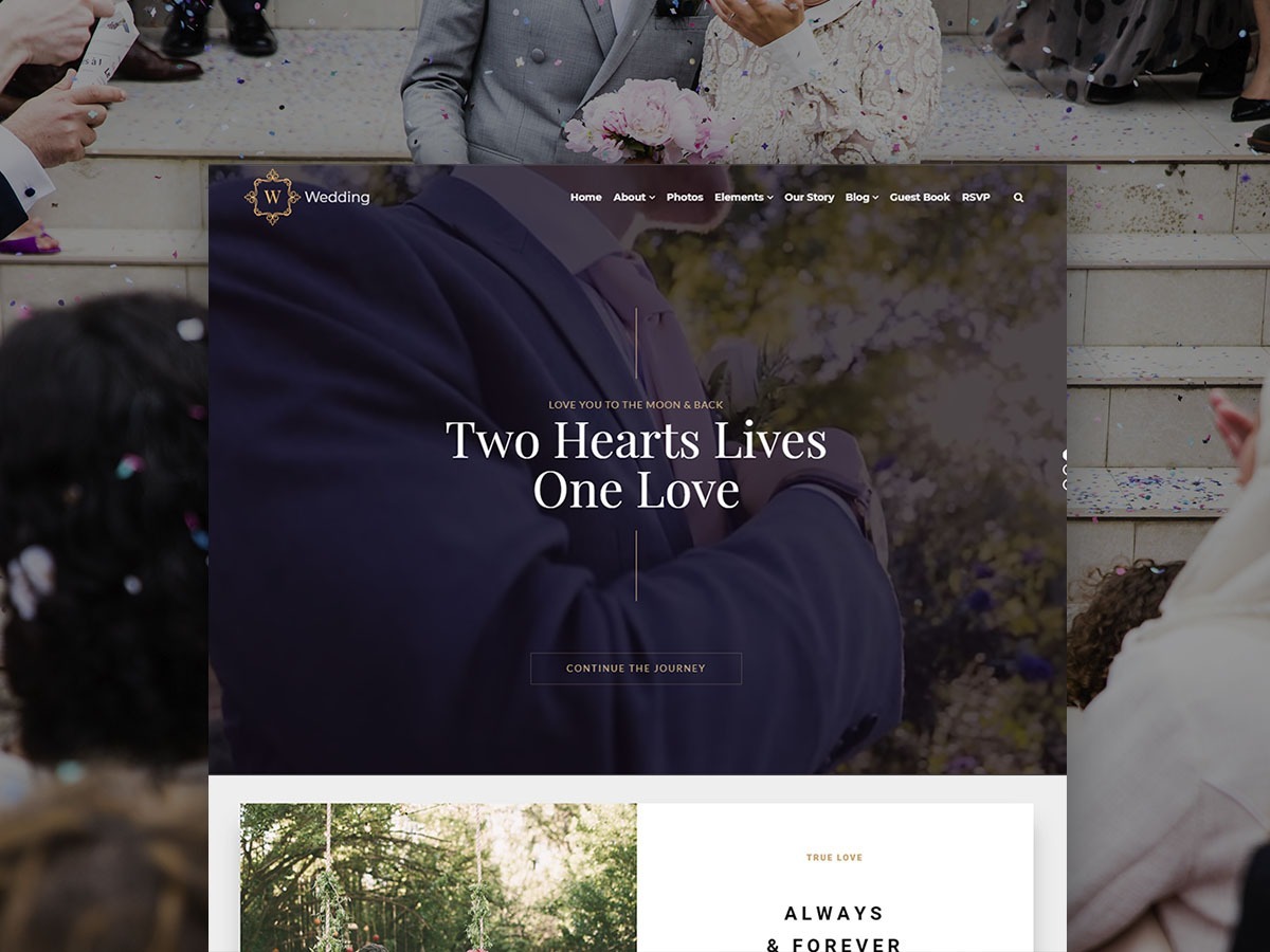 Wedding WordPress Theme - Responsive Events and Celebration Templates